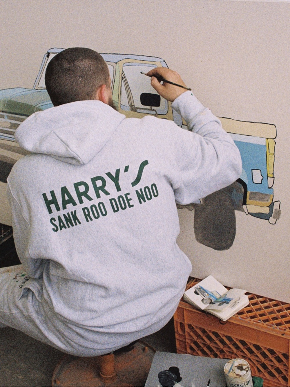 Rowing Blazers x Harry’s Bar Grey Hoodie